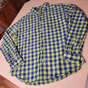 Aeropostale mens large long sleeve button down shirt